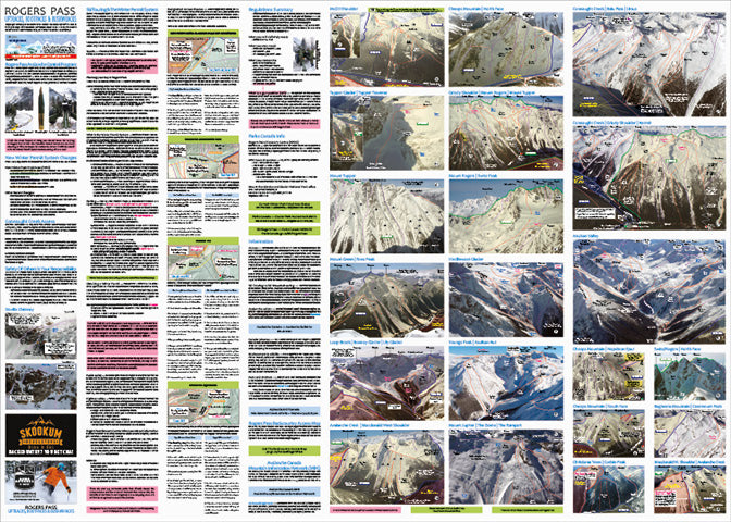 Rogers Pass Uptracks, Bootpacks & Bushwhacks Map - Volume 3