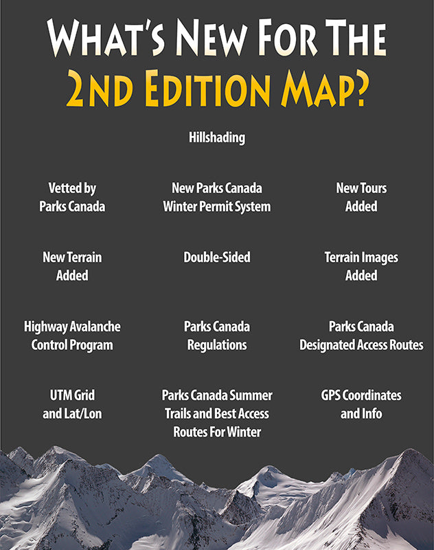Rogers Pass Uptracks, Bootpacks & Bushwhacks Map - Volume 3