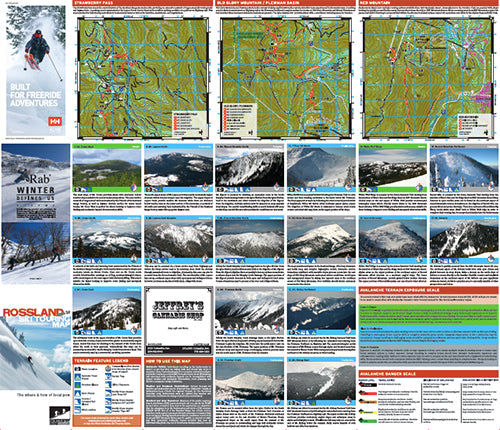 Rossland Ski Touring Map - Version 2.0