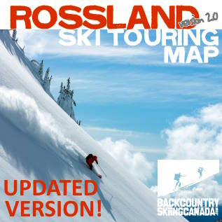 Rossland Ski Touring Map