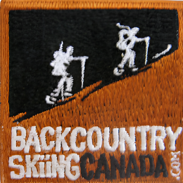 Backcountry Skiing Canada Patch