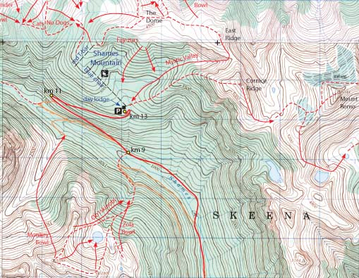 Backcountry Shames Map