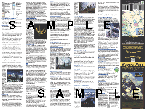 Rogers Pass and Glacier National Park Area Map